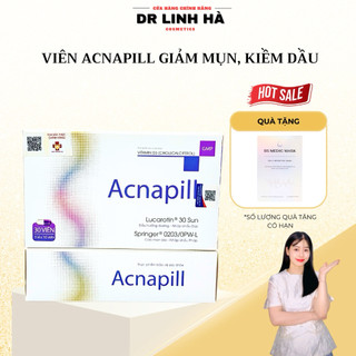  Viên uống giảm mụn Acnapill kiềm dầu  hỗ trợ giảm mụn 
