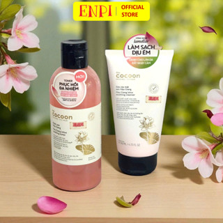 Sữa rửa mặt và nước sen  Cocoon phục hồi đa nhiệm