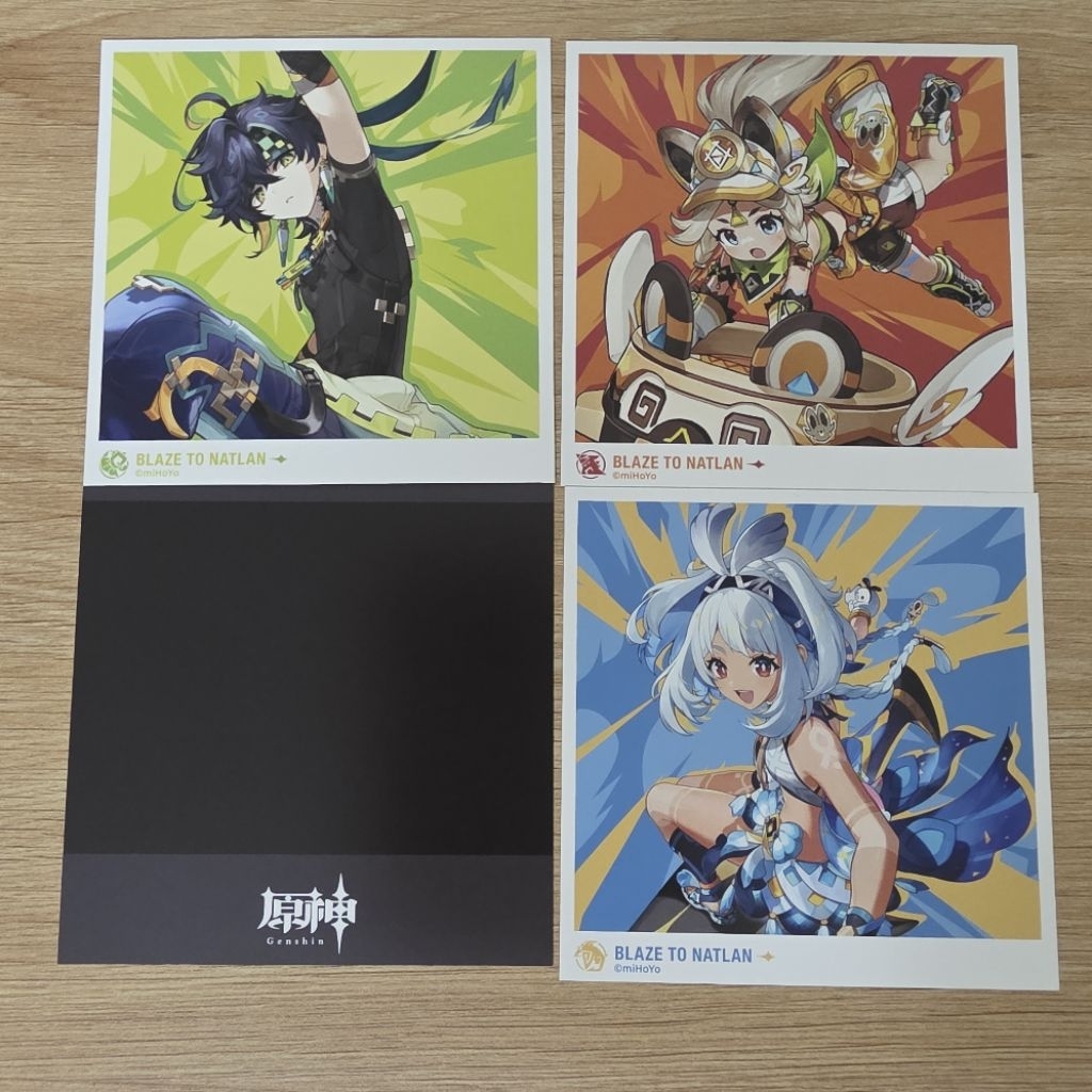 (Collab Limited) Animate x Genshin - Bromide card Kinich Mualani Kachina - Blaze to Natlan