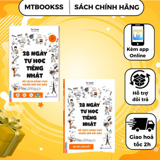 Combo sách - 28 ngày tự học tiếng nhật - dành cho người mới bắt đầu