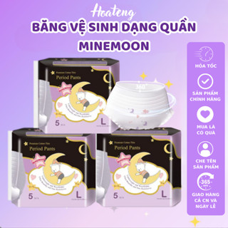 Băng vệ sinh dạng quần Minemoon  chống tràn ban đêm size M/L/XL từ 35-105kg( Che tên sản phẩm khi giao )