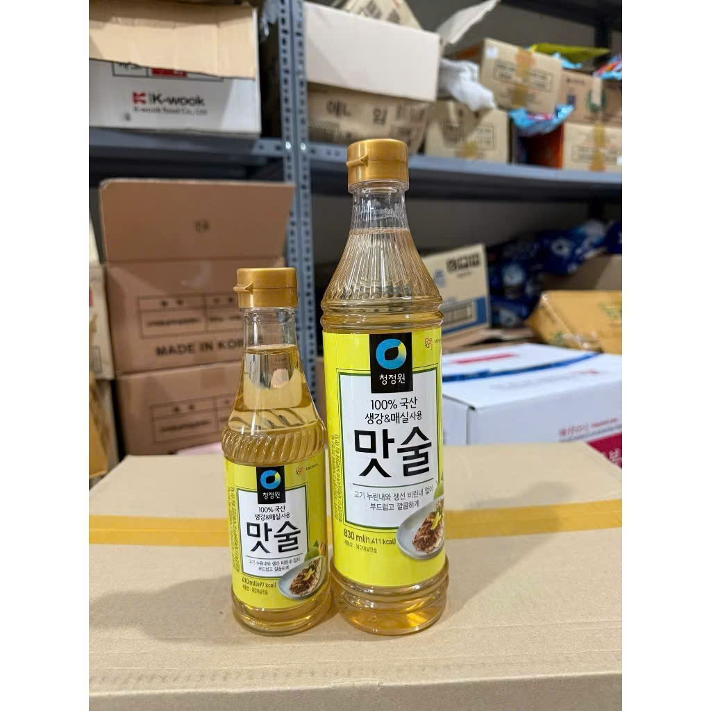 Rượu Nấu Ăn Hàn Quốc, Nước Ướp Thịt Cá Hàn Quốc - 맛술 , 미림