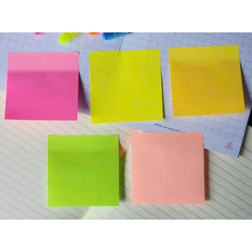 Giấy note dạ quang neon 3x2 3x3 3x4 3x5