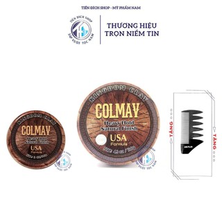 Sáp Vuốt Tóc Colmav Clay Kingdom 56gr và 116gr cao cấp Việt Nam + Tặng lược Texture Mini 