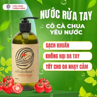    500ml   Nước Rửa Tay Thiên Nhiên Cô Cà Chua Yêu Nước Sạch Khuẩn Khử Mùi Đậm Đặc An Toàn Cho Sức Khoẻ Mịn Da YN 
