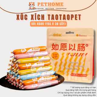 [Túi 30 Cây] Xúc Xích TaoTaoPet Cao Cấp Cho Chó Mèo, Siêu Ngon Miệng, Dinh Dưỡng Đầy Đủ Cho Chó Mèo