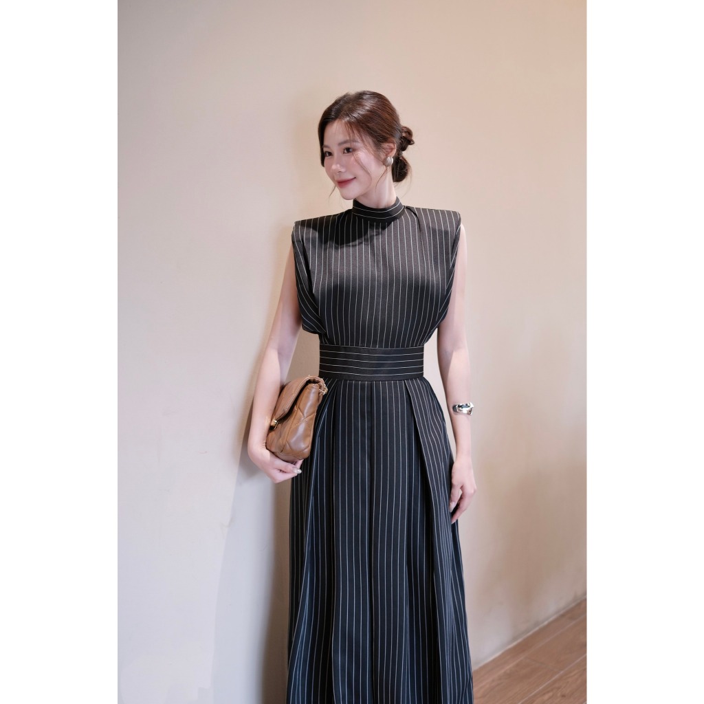 Jump kẻ chờm tay quần đai bản to Elisae Eclipse Clothing