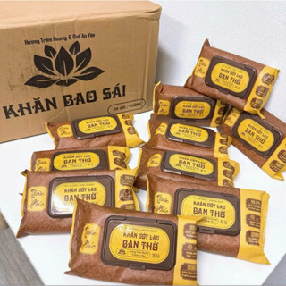 Thùng 10 Gói Khăn Ướt Lau Ban Thờ Cao Cấp , Khăn Ướt Bao Sái Bàn Thờ Chiết Xuất Hương Tự Nhiên An Toàn - Trang Nghiêm