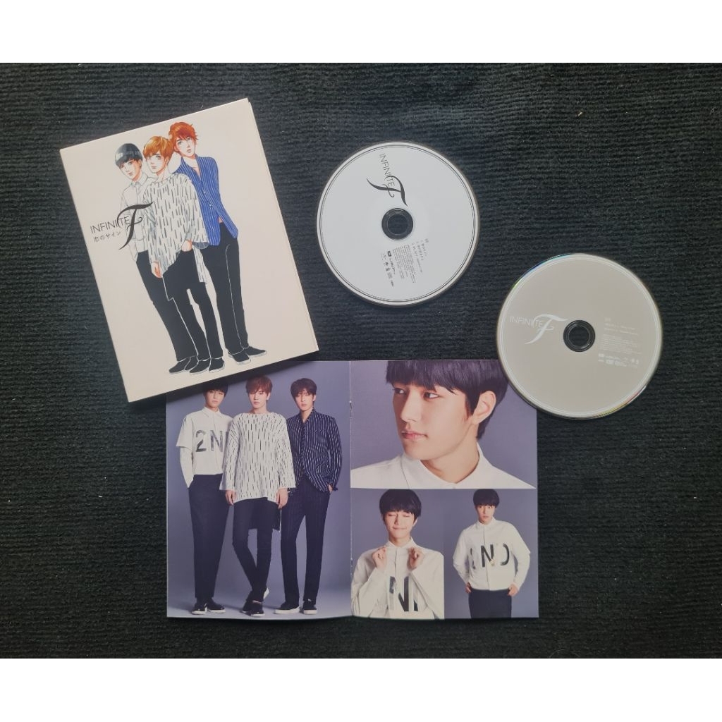 Infinite unit Infinite F album đã khui seal, gồm cd vs dvd photobook như hình