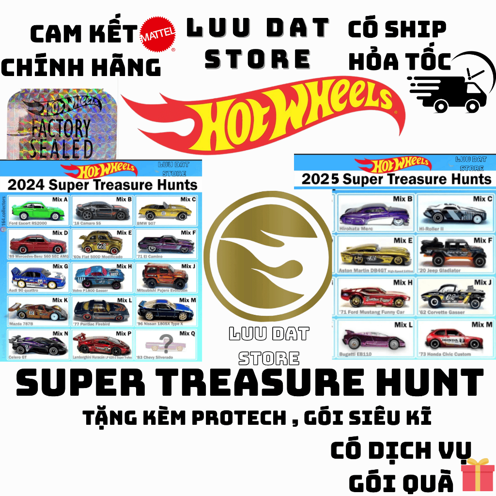 Xe mô hình Hot Wheels Super Treasure Hunt (STH)