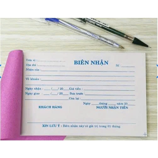 GIẤY BIÊN NHẬN 2 LIÊN