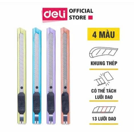 Dao rọc giấy nhỏ Deli 2066