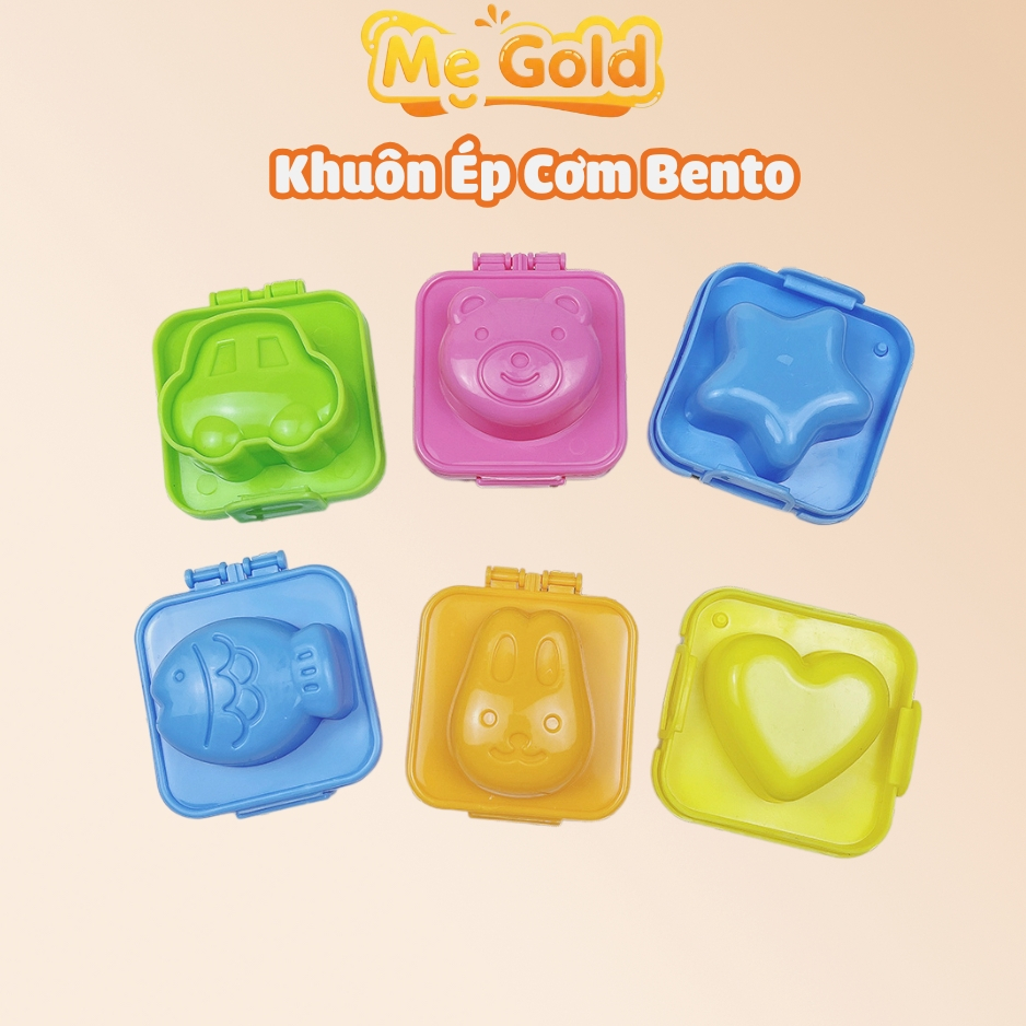 Khuôn Cơm Bento Tạo Hình Cơm Trứng Cho Bé Shopmegold1 , Khuôn Làm Bánh Đậu Hũ Non Cho Bé Ăn Dặm