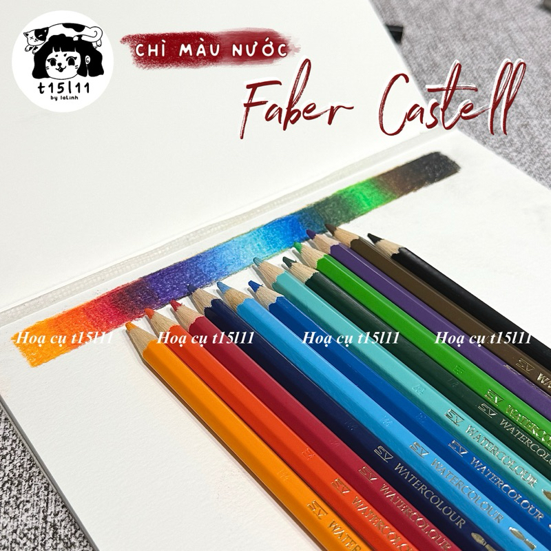 [t15l11] LẺ BÚT chì MÀU NƯỚC Faber Castel