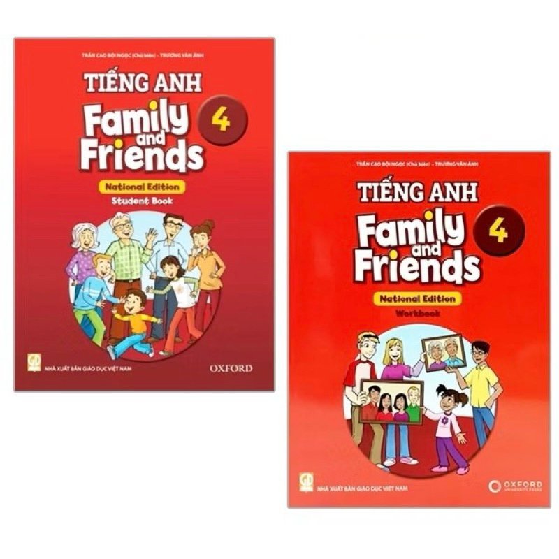 Sách - tiếng anh family and friends lớp 4