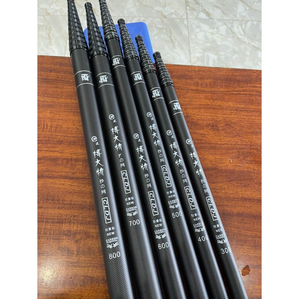 Sào rút đa năng Carbon đủ sz từ 3M-8M-Sào rút carbon cao cấp + tặng móc và túi đựng sào