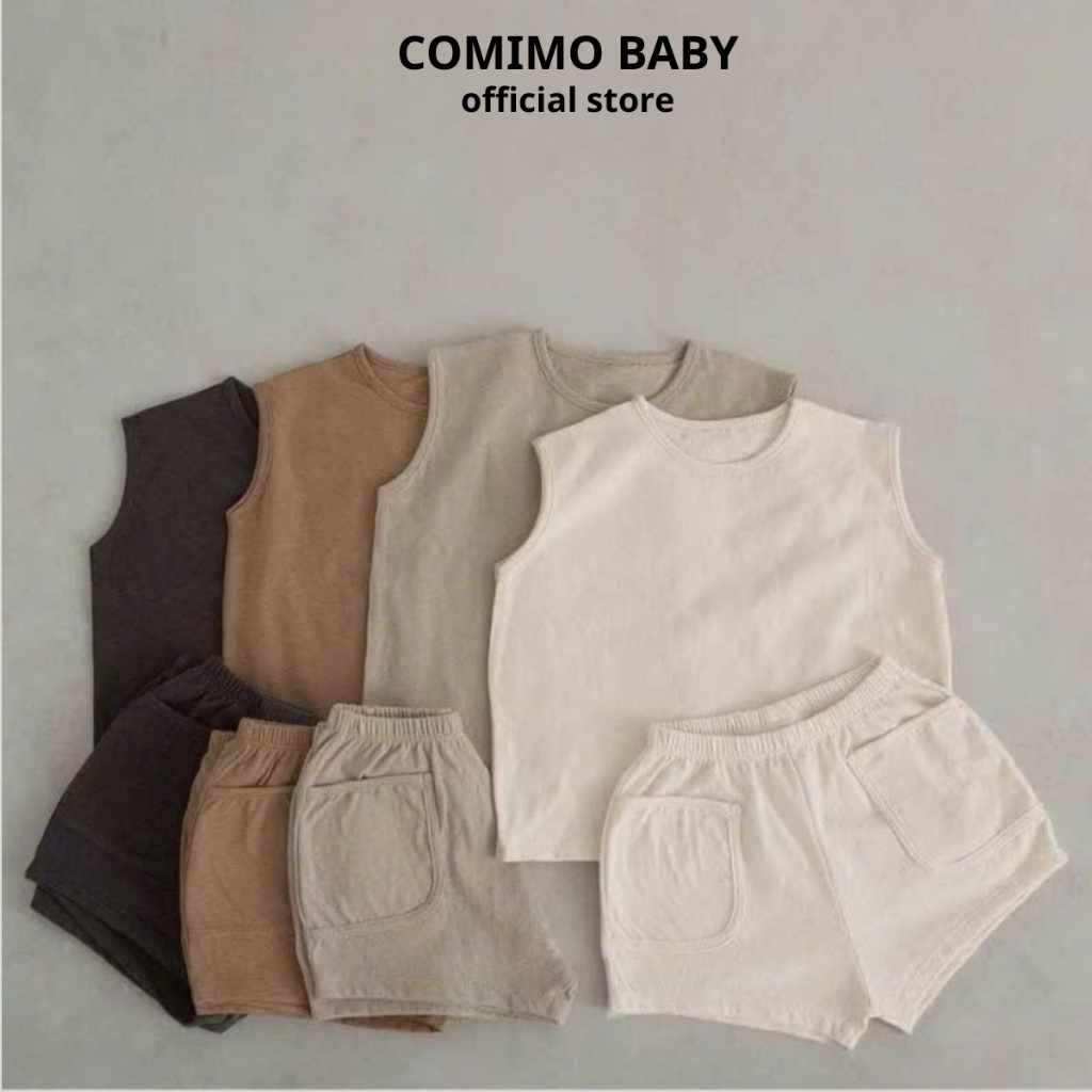 [HÀNG CAO CẤP] BỘ BA LỖ COTTON BOZIP CHO BÉ TRAI 6–20KG MỀM MỊN – THOÁNG MÁT – MẶC HÈ SIÊU DỄ CHỊU