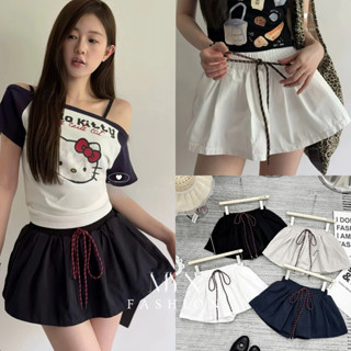 Chân Váy Ngắn Dáng Xoè Lưng Cao, Chân Váy Cạp Chun Có Quần Bảo Hộ Chất Vải Chất Kaki Gió Mềm Mịn Tôn Dáng [MY05]