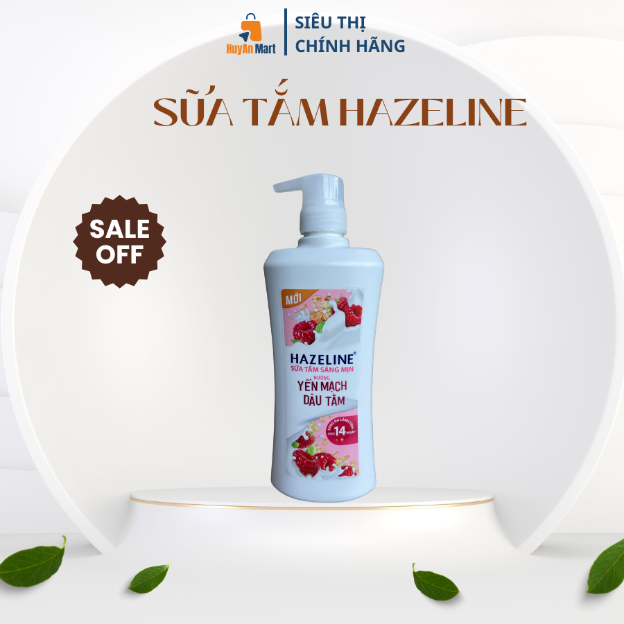Sữa tắm Hazeline yến mạch dâu tằm 670g ⚡ SIÊU SALE⚡ Sữa tắm Hazeline dưỡng ẩm sáng da rạng ngời