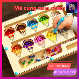Đồ Chơi Mê Cung Nam Châm – Dạy Màu Sắc và Tư Duy Logic Cho Trẻ