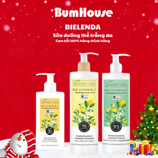  Dưỡng thể trắng da Body Lotion Bielenda Bio Vitamin C dưỡng ẩm làm sáng mịn da - 250ml 400ml 