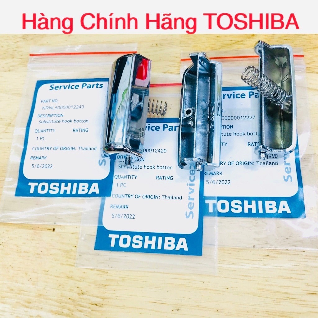 Set 3 bộ Lẫy khóa nắp nồi cơm điện TOSHIBA ✅Chính Hãng dùng cho Model RC-18NMF và RC-10MNF