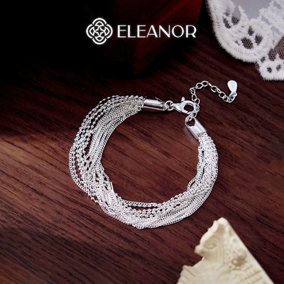 Vòng tay nữ Eleanor Accessories nhiều sợi lấp lánh phụ kiện trang sức lắc tay 10052