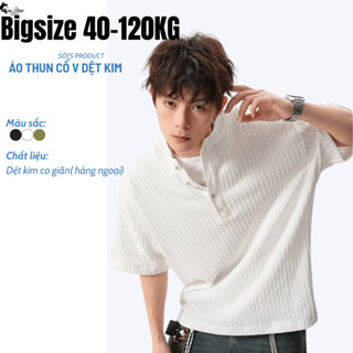 45-110kg Áo Thun Polo Nam dệt kim Bigsize thời trang Nam thanh lịch, trẻ trung - Mã 56