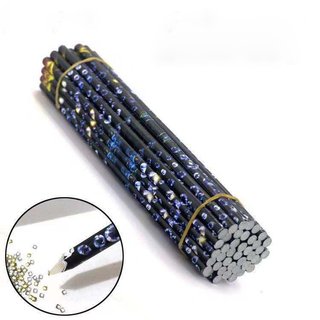 Bút sáp chấm đá nail (2 chiếc), bút trang trí móng tay