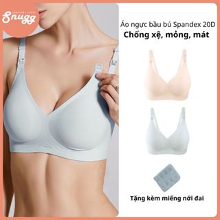  Áo ngực bầu và cho con bú mỏng nhẹ mát - Ice Bra chống xệ lụa spandex 20D mềm mịn Snugg - SNU2176 
