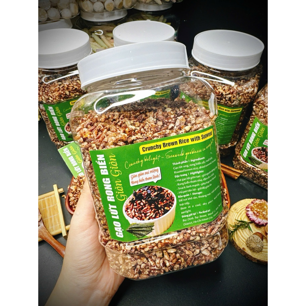 82K Hủ 500g gạo lứt rong biển