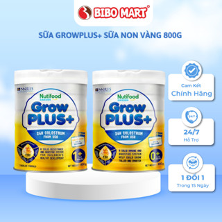  Sữa GrowPLUS+ Vàng Sữa Bột Cho Bé Phát Triển Chiều Cao Tăng Sức Đề Kháng Tăng Cân Lon 800g -Bibomart 