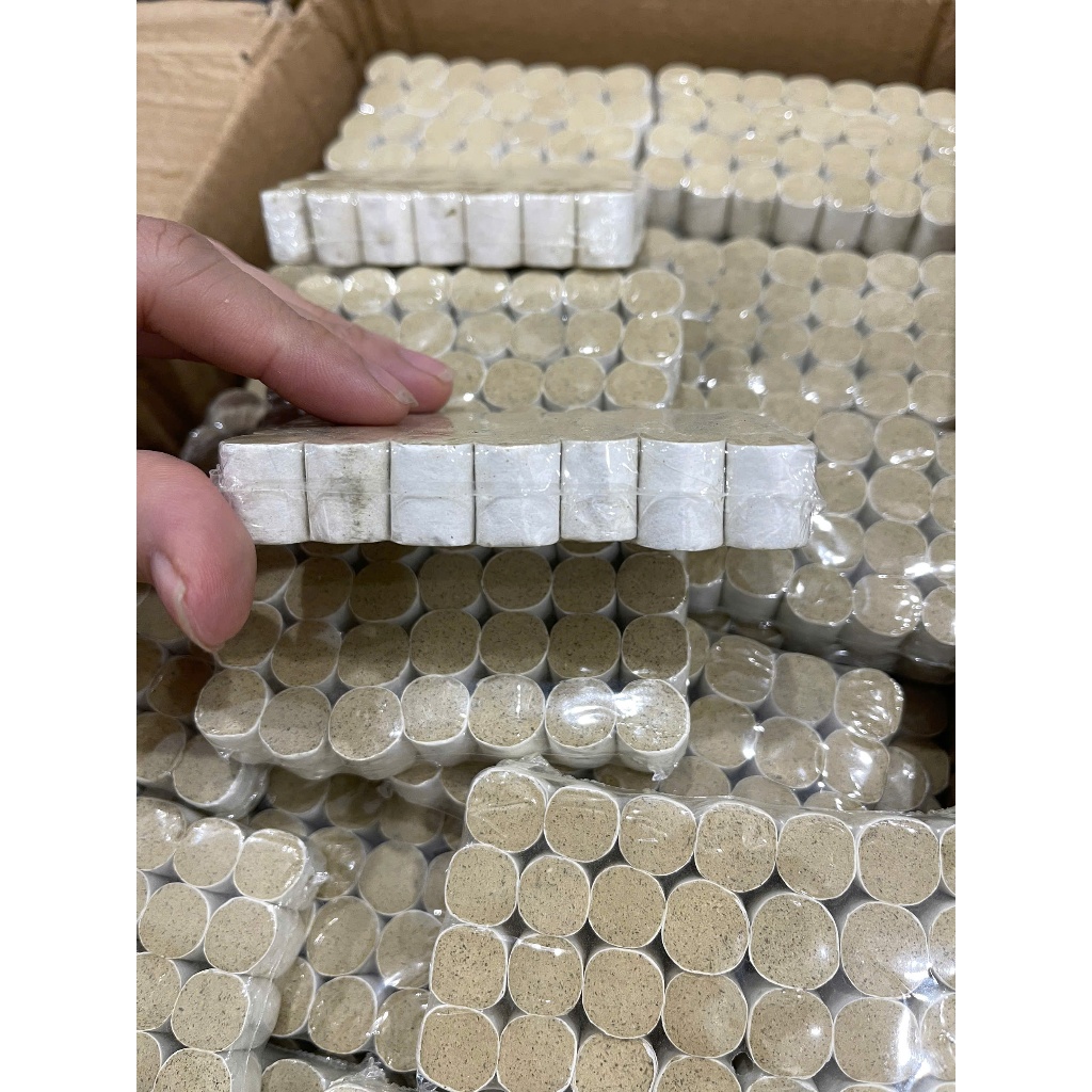 Điếu ngải size 1.2*1.5cm, viên ngải cứu xông hơ làm từ ngải nhung lâu năm - VỈ 28 viên