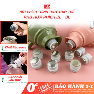  Nắp phích nước rạng đông thay thế inox giữ nhiệt cao cấp tương thích nhiều loại bình thủy chống rò rỉ HH378 