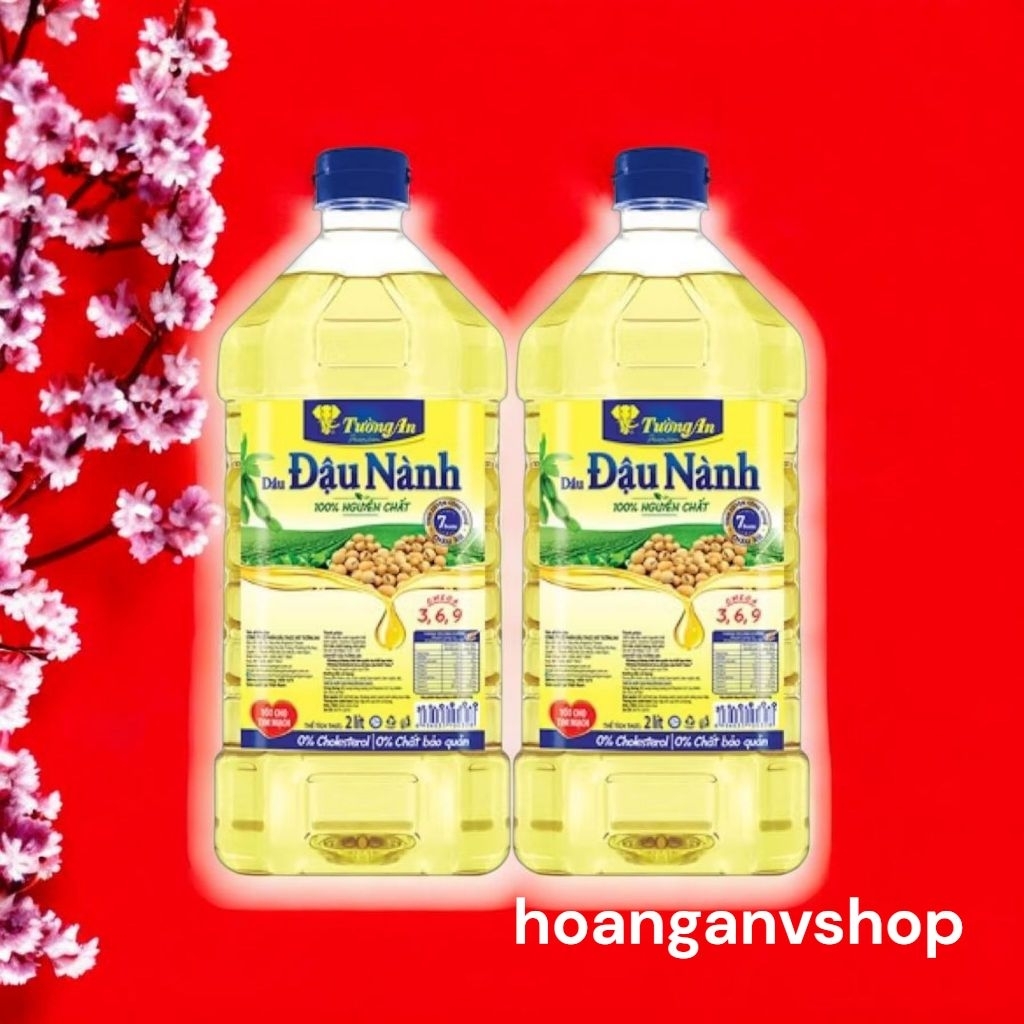 Dầu ăn Đậu Nành Tường An 2l - Combo 2 chai