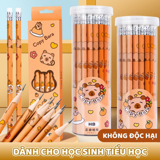 Hộp Bút Chì 2B Gỗ 30 Cây - In Hình Hoạt Hình Ngộ Nghĩnh, Dụng Cụ Học Tập Cho Bé Trai/Gái