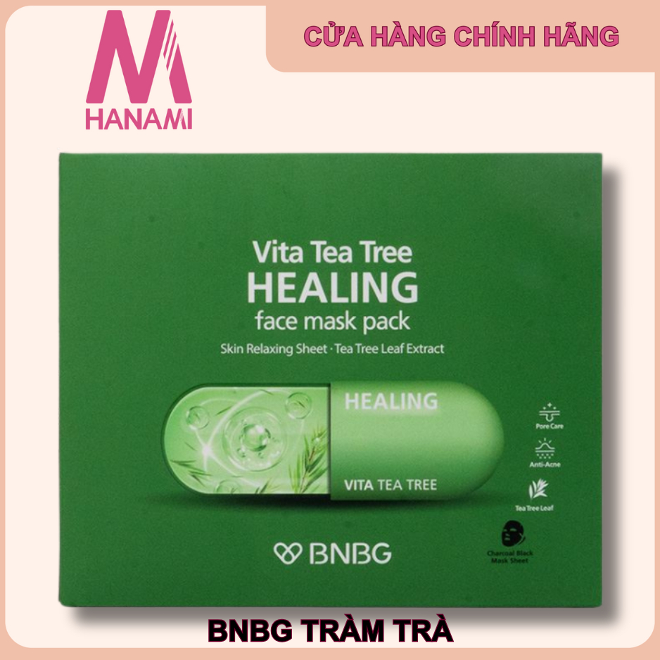 Mặt Nạ BNBG Tràm Trà Tea Tree Hỗ Trợ Làm Dịu Da Giảm Mụn 30ml