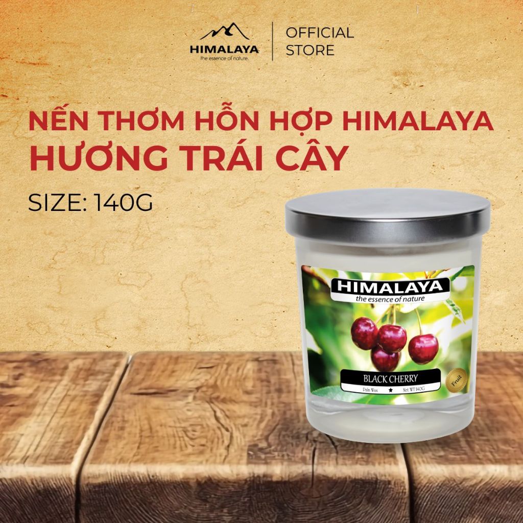 Nến thơm Himalaya hương Black Cherry size S/size M/size L