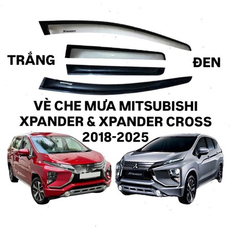 VÈ CHE MƯA MITSUBISHI XPANDER & XPANDER CROSS 2018-2025 (1 CẶP - 4 MIẾNG)