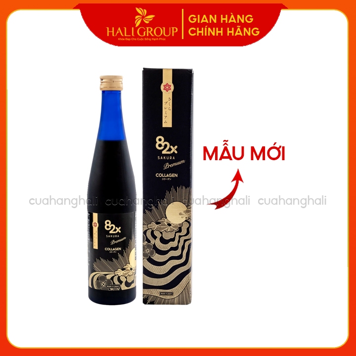 Nước Uống 82X Sakura Collagen Premium Nhật Bản Cao Cấp, Chai 500ml