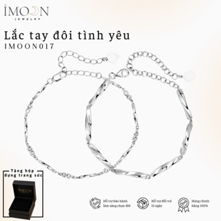 [ Titan không gỉ ] Vòng Tay Đôi "Eternal Twist" Titan Không Gỉ Tặng Người Yêu, Lắc Tay Đôi Tình Yêu IMOON017