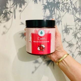 Tặng kèm gáo dừa -Bột tắm trắng ủ mịn da thảo mộc Queen