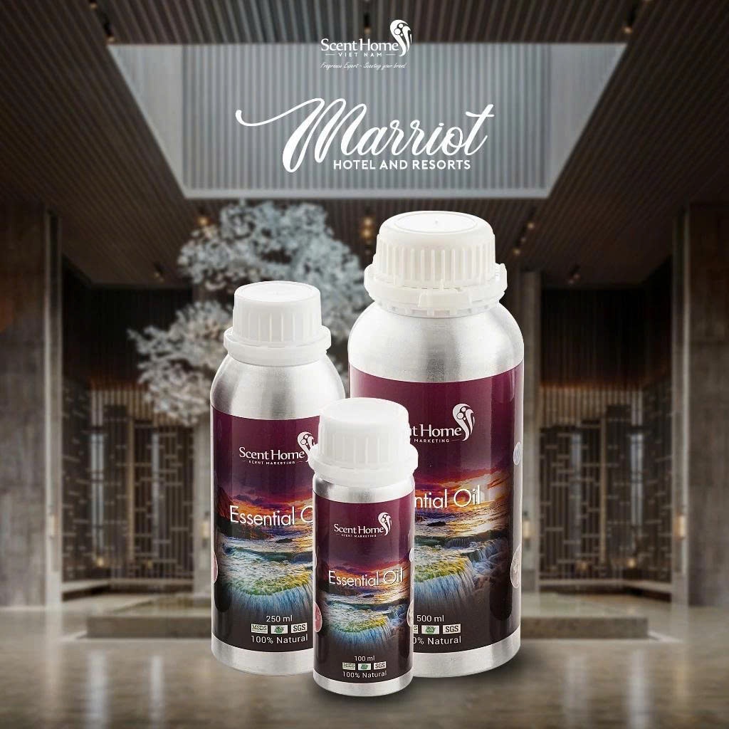 Tinh dầu 𝐒𝐜𝐞𝐧𝐭 𝐇𝐨𝐦𝐞𝐬 mùi hương Marriot Hotel thể tích 100ml