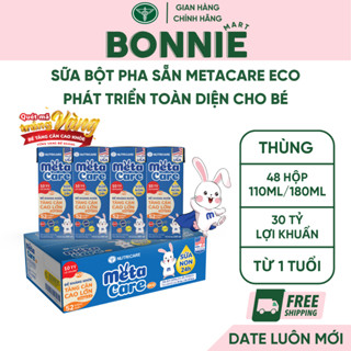 Thùng 48 Hộp Sữa Bột Pha Sẵn METACARE ECO Nutricare Tăng Cân Chiều Cao Tăng Sức Đề Kháng Từ 1 Tuổi Với Sữa Non 24H