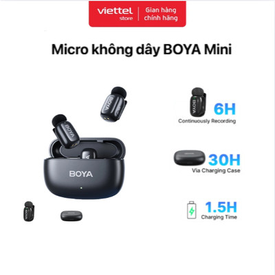 Micro không dây BOYA Mini Chính hãng