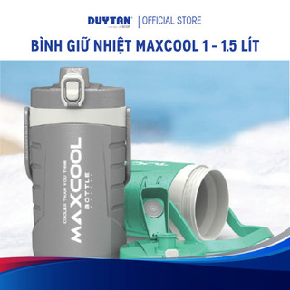  Bình giữ nhiệt MaxCool 1.5lít DUY TÂN nhựa PP bình đá mini giữ lạnh đến 12 giờ có quai xách 