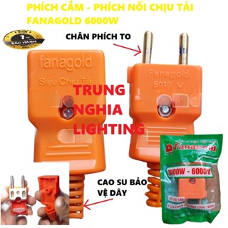  PHÍCH CẮM - PHÍCH NỐI CÔNG NGHIỆP chịu tải cao 6000w - Fanagold 
