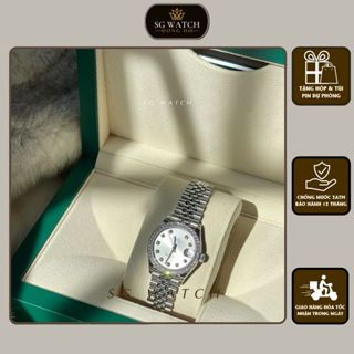 Đồng Hồ Cặp Nam Nữ Size 36mm&31mm, Đồng Hồ Chạy Pin Cặp R68 Mặt Tròn Dây Thép Phong Cách Luxury Chống Nước Bảo Hành 12T