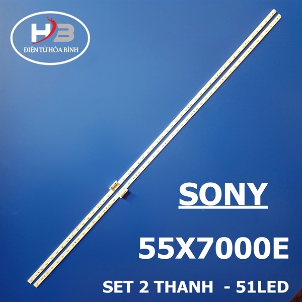Bộ led tivi Sony 55X7000E/ 55x8000E/55x7500e/ 55X8500E – Bộ 2 thanh 51 LED