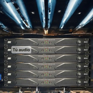  Đẩy công suất TDX A2.8 class D  đẩy 2 kênh đánh loa 25 hoặc 30 côn 76 tặng dây jack 